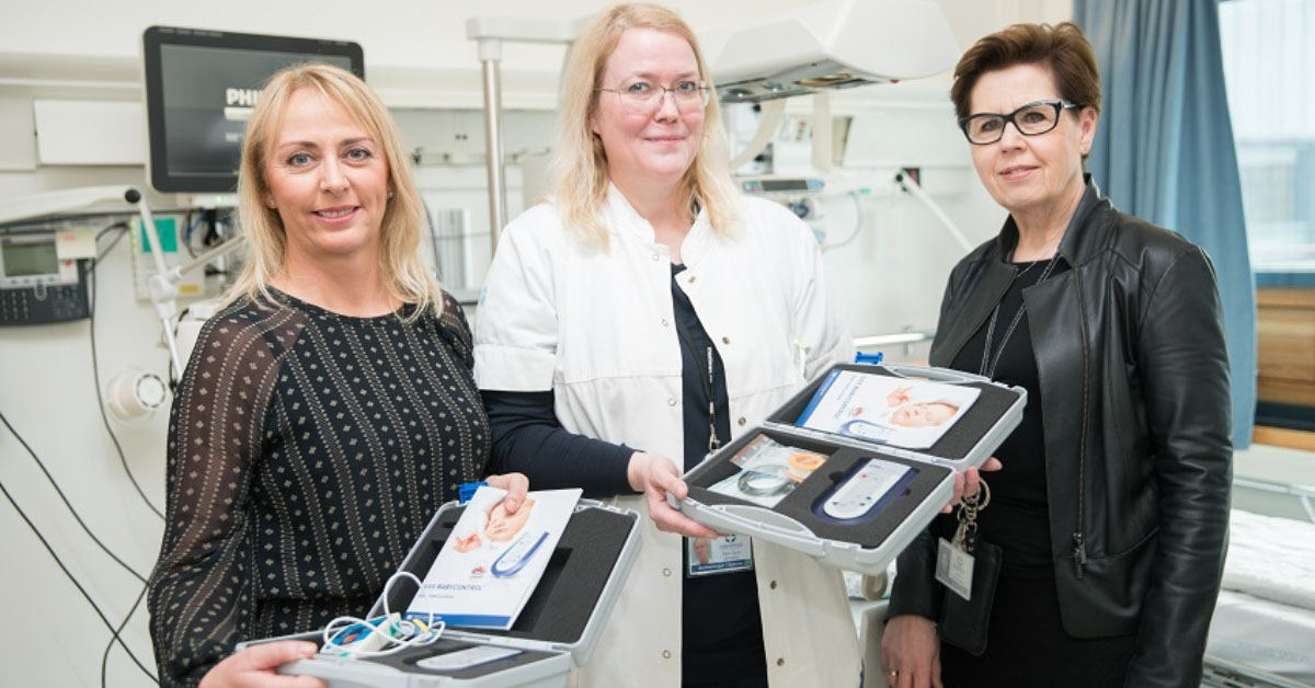 Frá vinstri: Aðalheiður Guðgeirsdóttir frá Arion banka, Rakel Björg Jónsdóttir og Jóhanna Guðbjörnsdóttir frá Landspítalanum - mynd