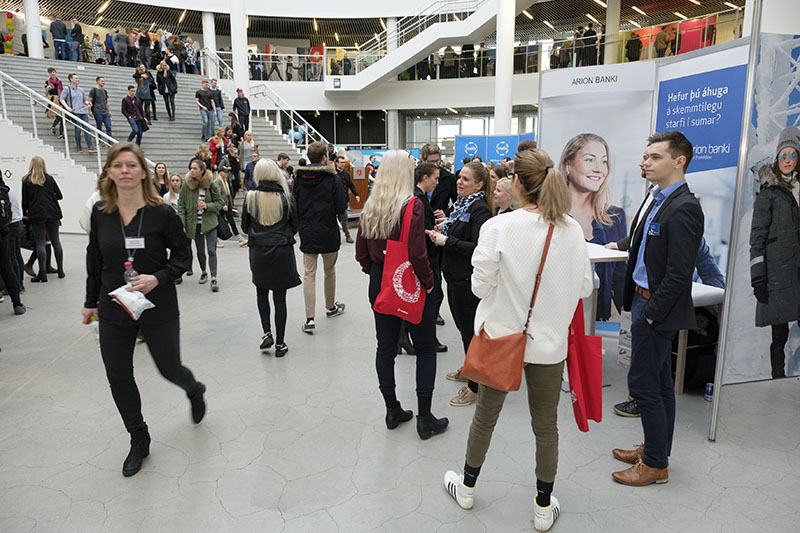 Áhugasamir nemendur á Framadögum - mynd