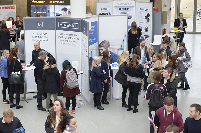 Áhugasamir nemendur á Framadögum - mynd