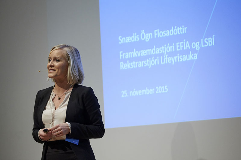 Snædís Ögn Flosadóttir, framkvæmdastjóri LSBÍ og EFÍA - mynd