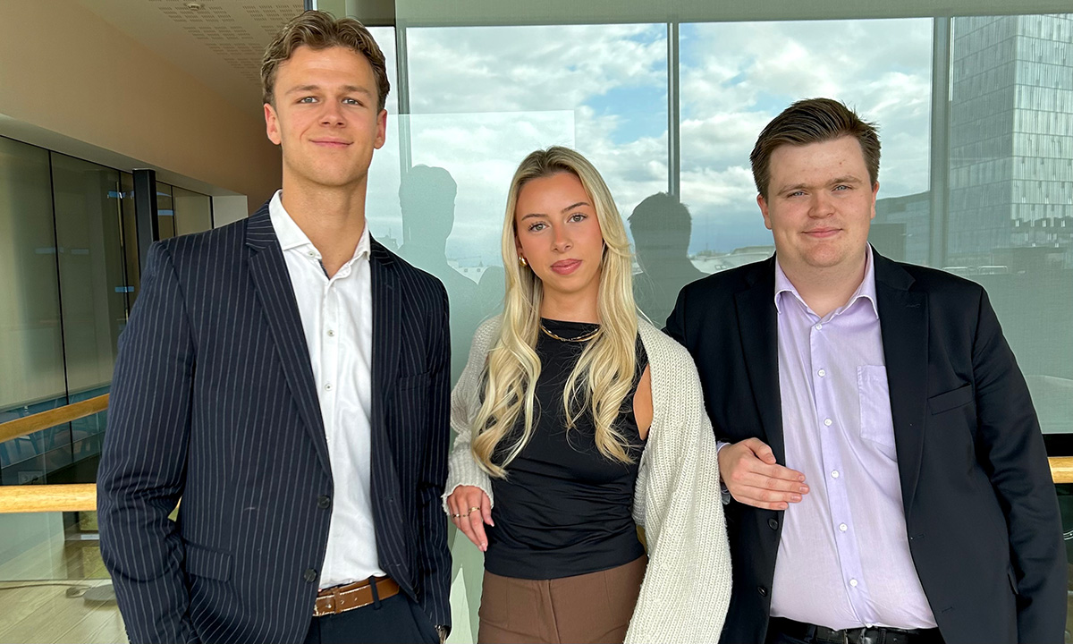 Eymar Jansen, Adela Björt Birkisdóttir og Egill Fannar Andrésson - mynd