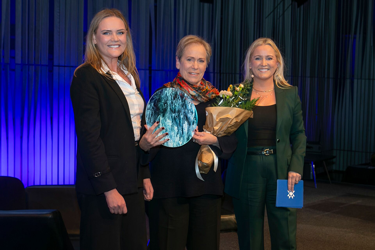 F.v.: Helga Sigurrós Valgeirsdóttir, Ingibjörg Sólrún Gísladóttir og Snædís Ögn Flosadóttir - mynd