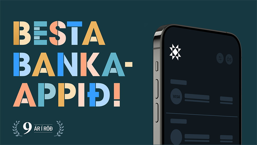 Besta bankaappið – níunda árið í röð - mynd