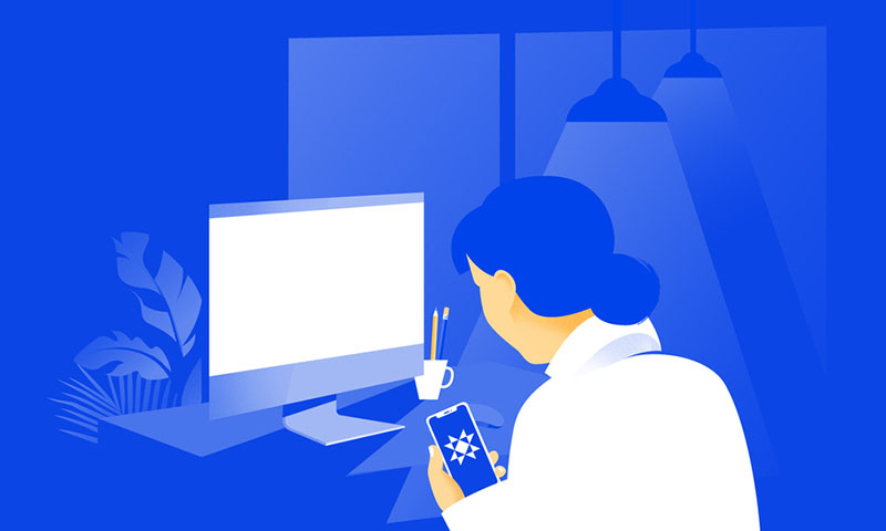 Vörum við svikasmáskilaboðum - mynd