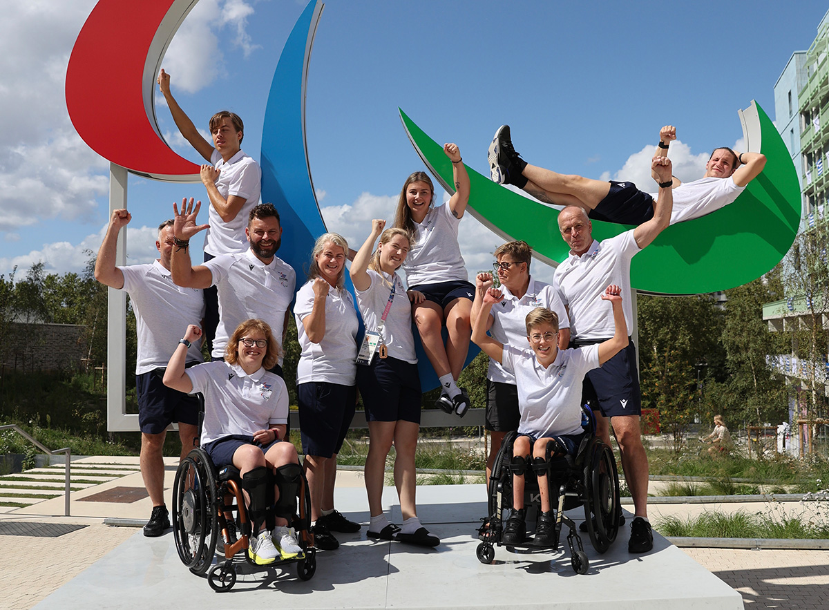 Góð stemning í íslenska hópnum á Paralympics 2024 - mynd